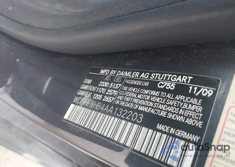 2010 Mercedes-Benz E 350 4Matic из США, поврежденный, VIN WDDHF8HB4AA132203